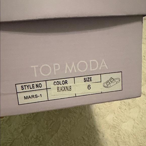 TOP Moda Black Nubuck Footwear - Picture 5 of 5